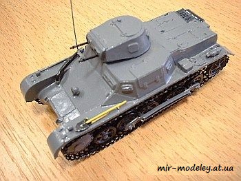 №96 - Немецкий легкий танк PzKpfw I Ausf B [Serezasmodels]