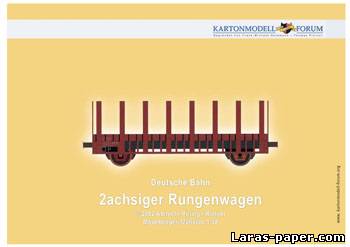 №1403 - Rungenwagen [Kartonmodell Forum]