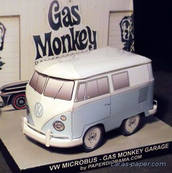 №1483 - Vw Gas Monkey [Paperdiorama]