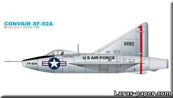 №2176 - Convair XF-92A [Bestpapermodels]