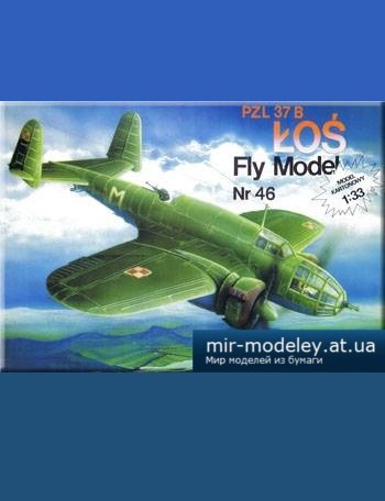 №2182 - Pzl 37B Los (1 издание) [Fly Model 046]