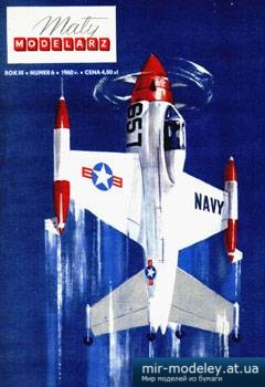 №2404 - Samolot pionowego startu Lockheed XFV-1 [Maly Modelarz 1960-06]
