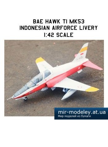 №2590 - BAe HAWK T1 MK53 Indonesian Air Force [Peri Paperhobby]
