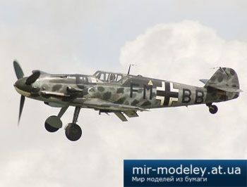 №2609 - Bf 109G-4 [Digital Card Models 2002]