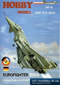 №3076 - Eurofighter 2000 [Hobby Model 018]