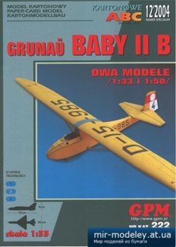 №3251 - Grunau Baby II-B [GPM 222]