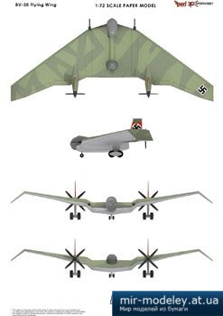 №4146 - BV-38 Flying Wing [Peri Paperhobby]
