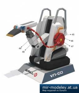 №4227 - VN-GO Painter Robot (WALL-E) [Paper-replika]