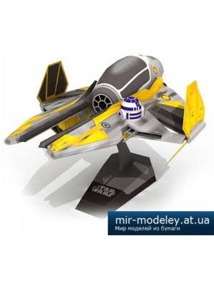 №4321 - ETA-2 Jedi Starfighter (Звездные войны) (Рaper-replika)
