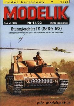 №502 - Sturmgeschutz IV (SdKfz 163) [Modelik 2002-14]