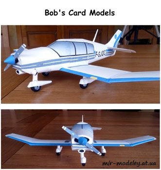 №544 - Robin Dauphin 4 DR400 [Bob's Card Models]