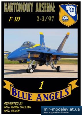 №5234 - F/A-18C Hornet Blue Angels (Перекрас Halinski KA 2-3/1997)
