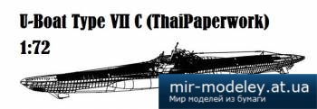 №5388 - U-Boat Type VII C [ThaiPaperwork]