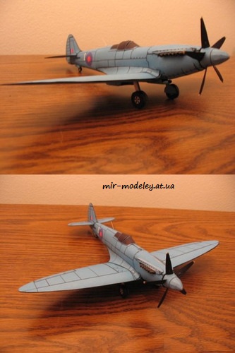 №6274 - Supermarine Spitfire PR Mk. XIX [Конверсия ModelArt] из бумаги
