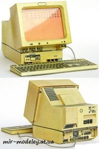 №7429 - IBM PC 1 (ABC 10/1991) из бумаги