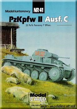 №712 - PzKpfw II Ausf.C [Model Card 041]