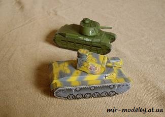 №798 - Matilda MK.II , Panzer PZ.III Ausf.J [Bestpapermodels.com]