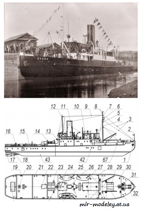 №8762 - Ледокольный пароход «Ленин» (Левша 07/2021)