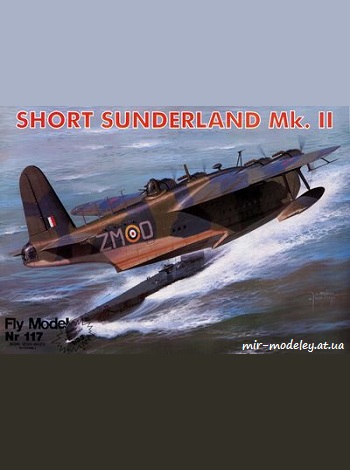 №8854 - Short Sunderland Mk.II (Векторный перекрас Fly Model 117)