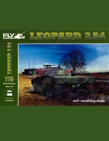 №8 - Танк Leopard 2 A4 (3 издание) [Fly Model 119]