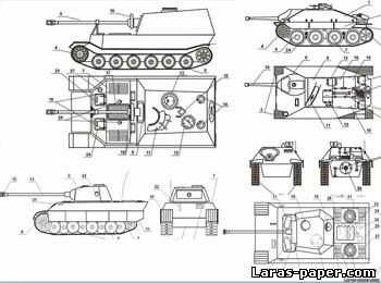 №1087 - Ferdinand, Hetzer, Panther [Achtung Panzer]