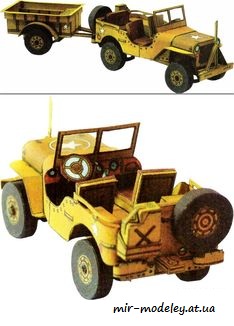 №1057 - Jeep Willys s vozikem [ABC 2006-22]