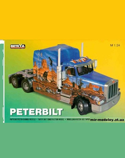 №10378 - Peterbilt 377 A/E (Betexa 086) из бумаги