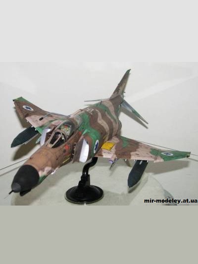 №10350 - F-4E Phantom (Yoavhozmi) из бумаги