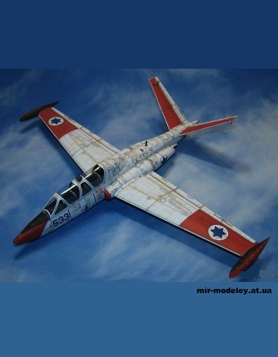 №10351 - Fouga Magister (Yoavhozmi) из бумаги