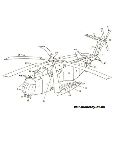 №10528 - Lockheed Martin F-16I (IAF Model) из бумаги