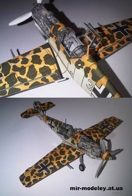 №10639 - Messerschmitt Me-109 [Fiddlers Green] из бумаги