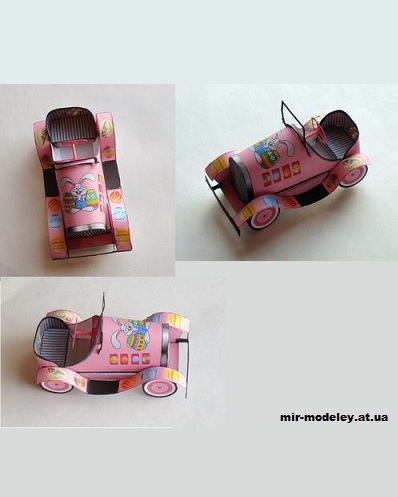 №10663 - Easter FEMA Pedalcar (перекрас Fiddlers Green) из бумаги