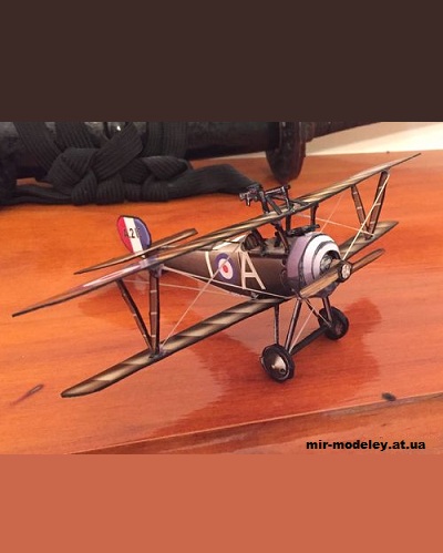 №10932 - Истребитель Nieuport 17 / Nieuport 24 (Fabrizio Prudenziati) из бумаги