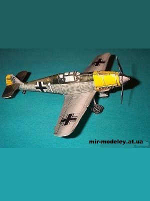 №10930 - Истребитель Messerschmitt Me109 E-F-G (Fabrizio Prudenziati) из бумаги