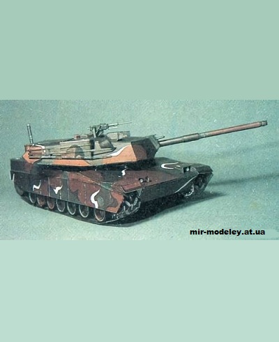 №11266 - Основной боевой танк M1 Abrams (Elektron-Zenit 3/1993) из бумаги