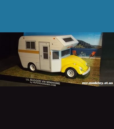 №11365 - VW Minihome (Paperdiorama) из бумаги