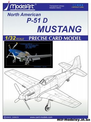 №11456 - Истребитель North American P-51D Mustang 