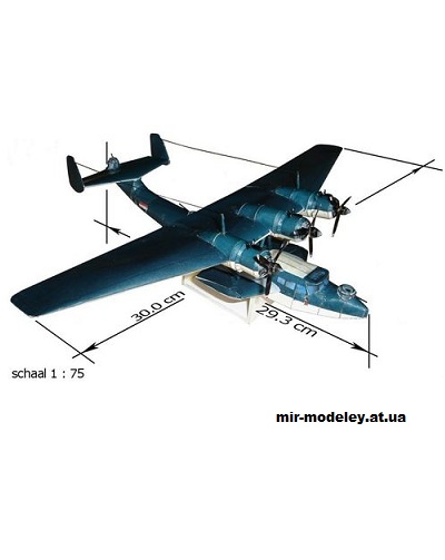 №11416 - Dornier Do-24K(T) (Gahm) из бумаги