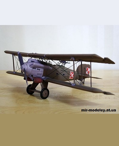 №11446 - Самолет-разведчик CWL WZ-X (CardPlane) из бумаги