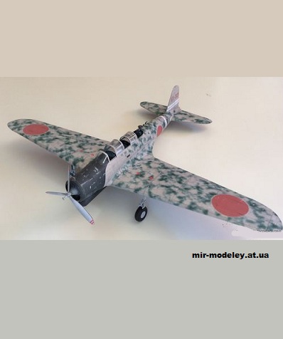 №11636 - Nakajima B5N2 Bomber Model 12 EI-321 (Inwald Card Models) из бумаги