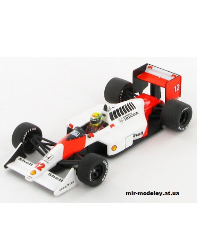 №11686 - McLaren MP4-4 (Spinler 25 without tobacco) из бумаги