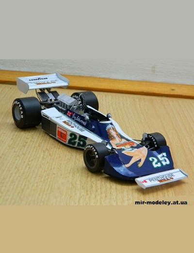 №11689 - Болид Hesketh 308D Guy Edwards 1976 [Spinler 122] из бумаги