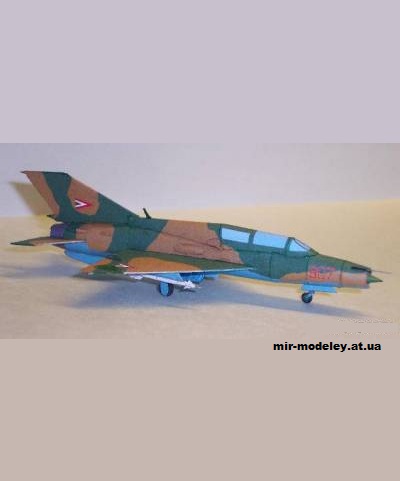 №11610 - Истребитель MiG-21 (Digital Card Models) из бумаги