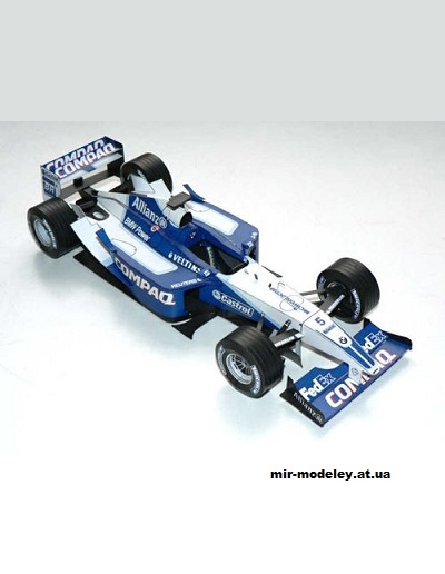 №11693 - Болид Williams FW24 (Spinler 031) из бумаги