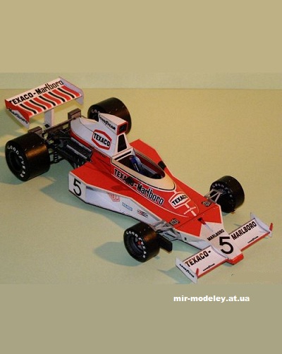 №11672 - McLaren M23, E.Fittipaldi, Monaco GP (1974) [Spinler 063] из бумаги