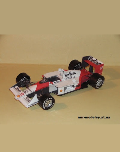 №11684 - McLaren MP4-4 (Spinler 25) из бумаги