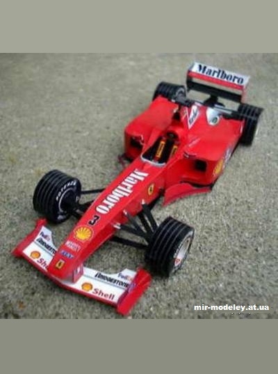 №11675 - Ferrari F2000 (Spinler 011) из бумаги