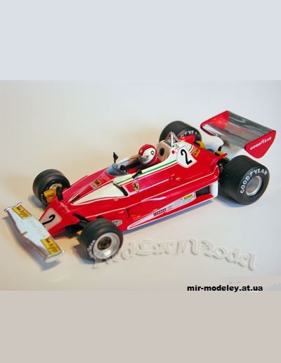 №11683 - Ferrari 312 T2 - Clay Regazzoni (1976) (Spinler) из бумаги