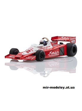 №11690 - Болид Wolf WR 03 - 1978 - Keke Rosberg [Spinler 128] из бумаги