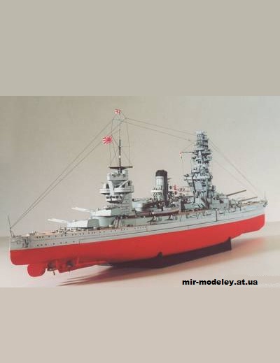 №11655 - Линейный корабль японского императорского флота IJN Fuso (Digital navy) из бумаги